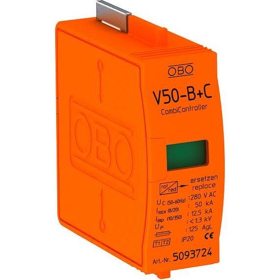 Thumbnail - OBO Bettermann, Überspannungsschutz, CombiController V50 Oberteil 280V 5093724