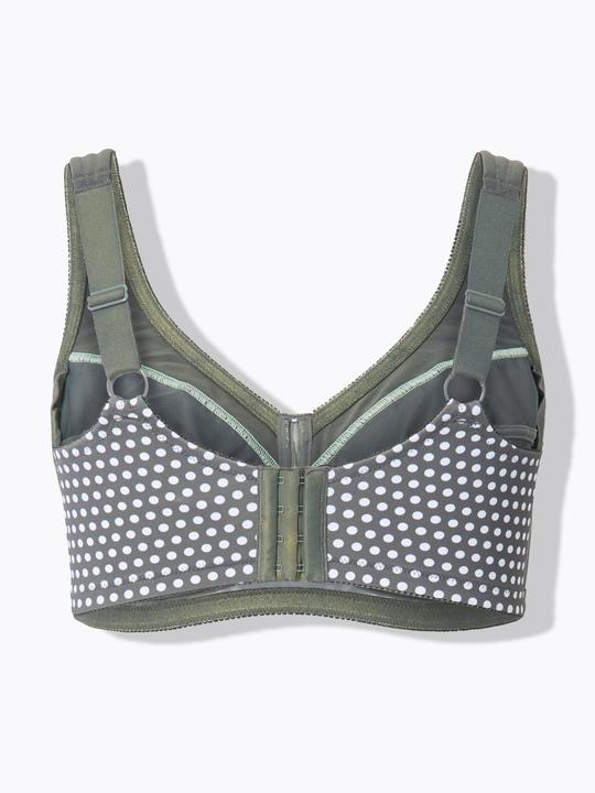 Actual product image Ulla Popken Mixed Polka Dot Relief B ra (120 C)