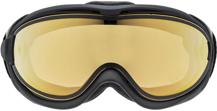 Produktbild Uvex Sports Comanche Take Off Polavision Brillenträger Skibrille (Farbe: 2030 black mat, mirror orang
