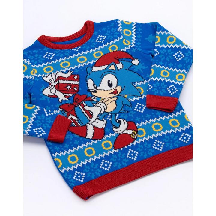 Immagine prodotto Sonic The Hedgehog Maglione Natale Bambini (146, 152)