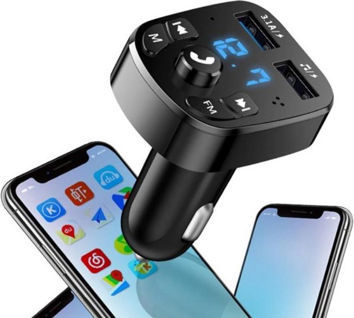 Actual product image Ueli Express Car Bluetooth 5.0 FM Transmitter with Handsfree Function