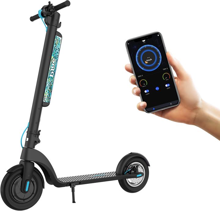 Produktbild 123 E-Scooter blue (20 km/h, 45 km, 350 W)
