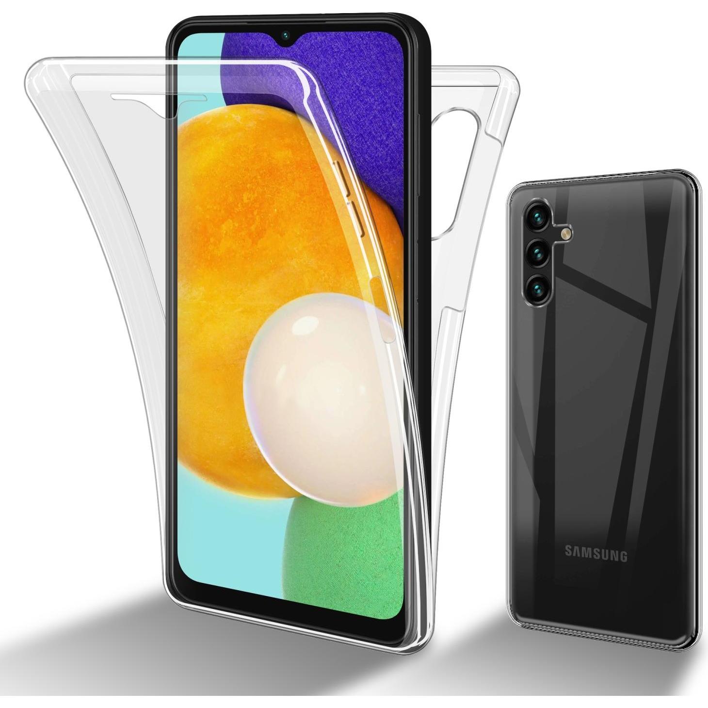 Cadorabo TPU 360 Grad Case Hülle (Samsung Galaxy A13 5G), Smartphone Hülle, Transparent