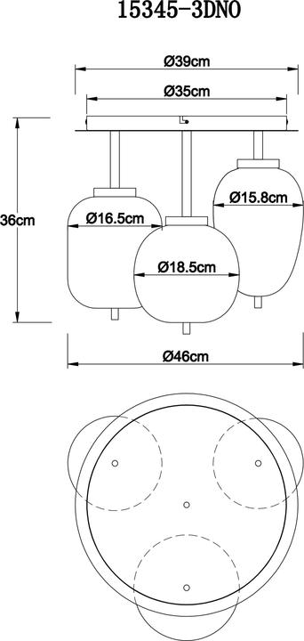 Produktbild Globo Blacky I (E14)
