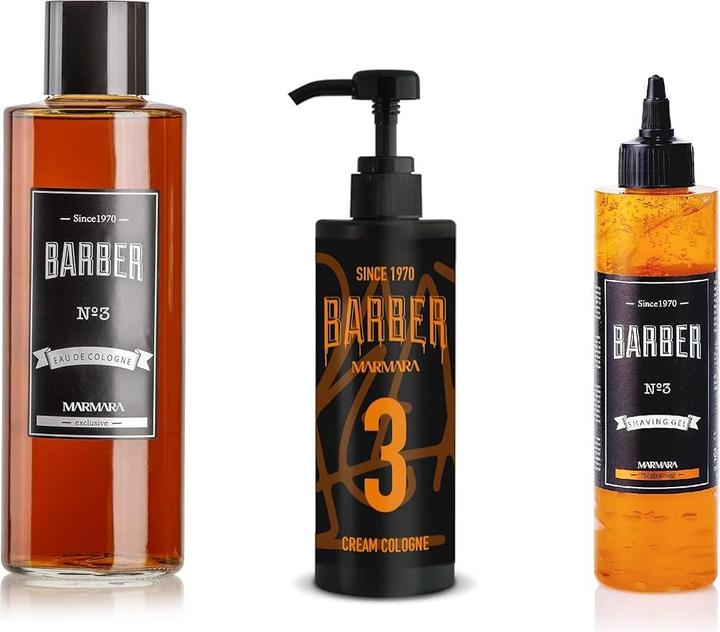 Image du produit Barber Shaving Set No. 3 (Set soin rasage, Kit de soins de la barbe)