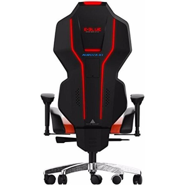 Thumbnail - Blue Auroza X1 LED red armchair (EEC301REAA-IA), Gaming Stuhl, Rot, Schwarz