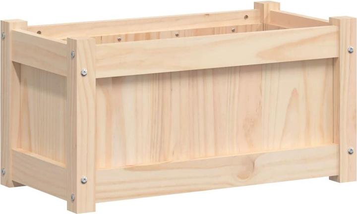 Actual product image vidaXL Planter 2 pcs. Solid pine wood,Material: Solid pine wood