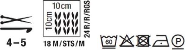Actual product image Rico Design Wool Creative Cotton Aran 50 g, Blue (85 m)