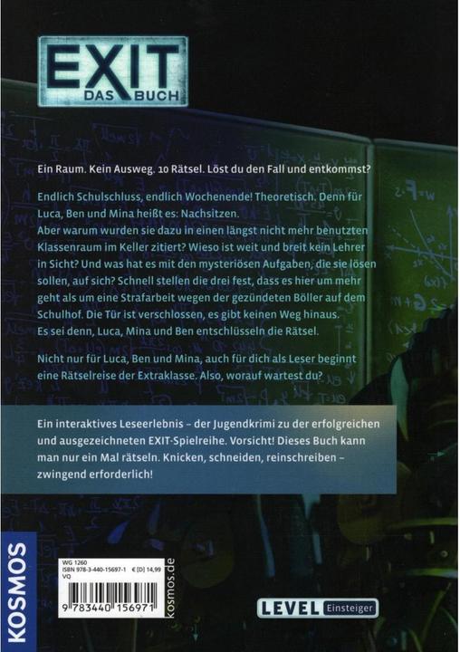 Actual product image Kosmos EXIT - Das Buch - Der Keller der Geheimnisse (German, Anna, Burkhard Schulz, Maybach, 2017)