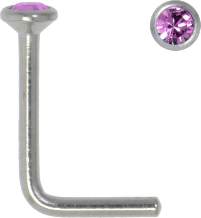 Image du produit Bijouteria Piercing nez (Acier inoxydable, Cristallin)