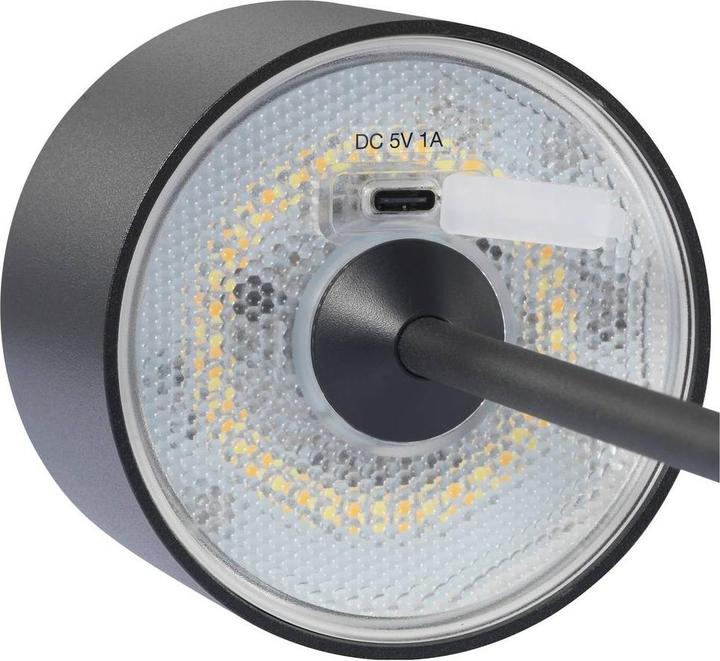 Produktbild Sygonix 3er Set SY-6627262 LED-Tischlampe LED 5.5 W Schwarz (150 lm)