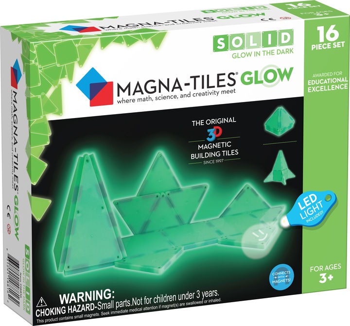 Immagine prodotto Magna-Tiles Set luminoso al buio (16 pezzi)