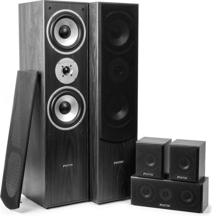 Produktbild Fenton Standlautsprecher HF5B Schwarz (1 Stk., 335 W)