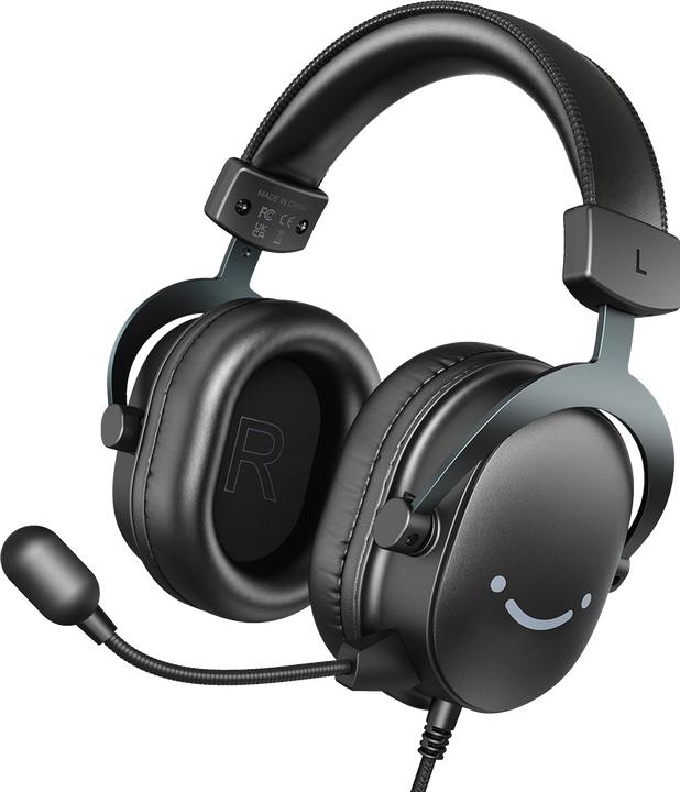 Fifine H9 black USB dual connector headphone for gaming