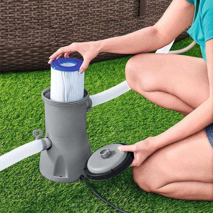 Actual product image Bestway The filter pump is equipped with a 3028 L