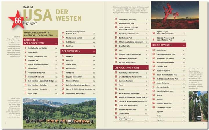 Produktbild Best of USA - Der Westen - 66 Highlights (Deutsch, Bernd Schlieder, Thomas Jeier, 2015)