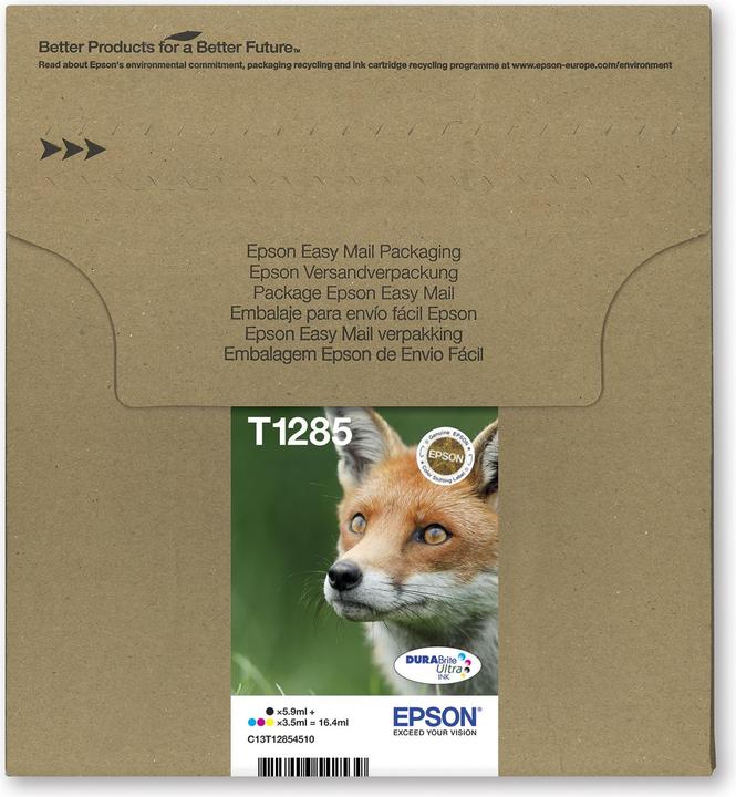 Actual product image Epson EasyMail MP Fox DURABrite Multipack Ultra CMYK (C, FC, M, Y)