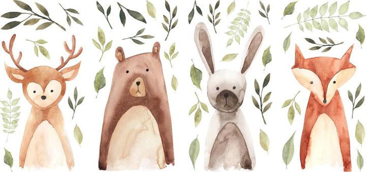 Roommates RM - Watercolour Forest Dweller (23 x 37 cm)