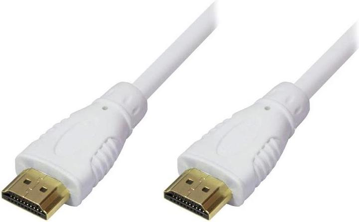 Image du produit Techly Câble HDMI A M/M haute vitesse 10m blanc (10 m, HDMI)