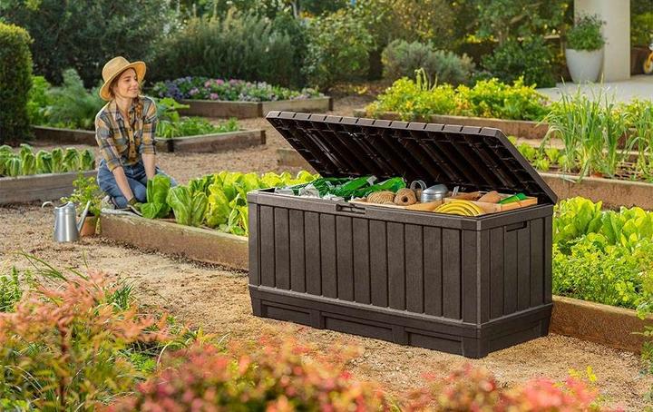Actual product image Keter Kentwood garden box