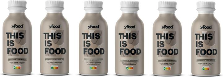 Actual product image YFood Cold Brew Coffee (Caffe Latte, 6 x)