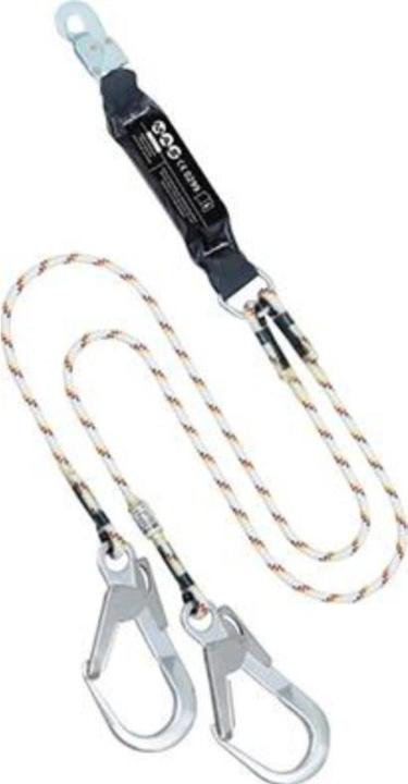 Actual product image MAS Safety BFD lanyard Tyger Twin SK 12 L.1,5m EN 354 EN 355 MAS (Fall damper, 136 kg)