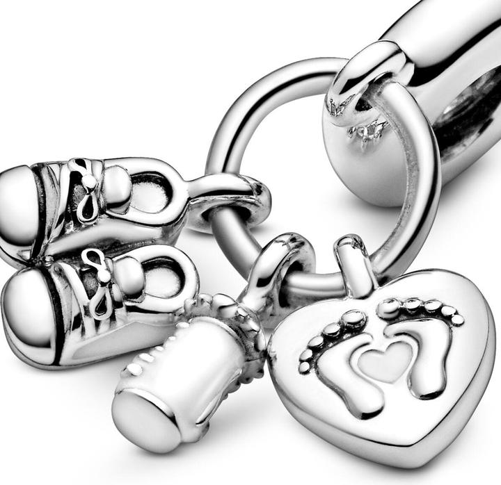 Produktbild Pandora Shoes Baby Bottle and Heart (Silber 925)