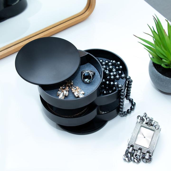Actual product image Intirilife Jewellery box with 4 rotatable levels