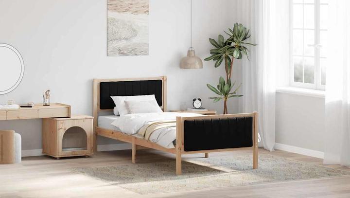 Actual product image vidaXL Plattformbettgestell (90 x 200 cm)