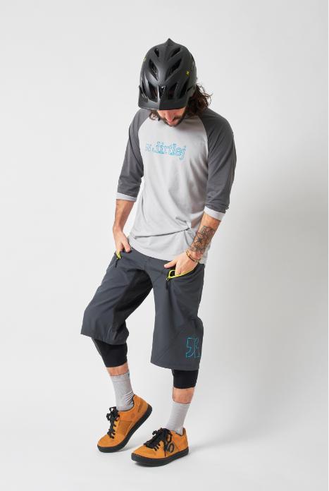 Image du produit dirtlej Trailscout Shorts Waterproof, bleu/citron vert, XXL (XXL)