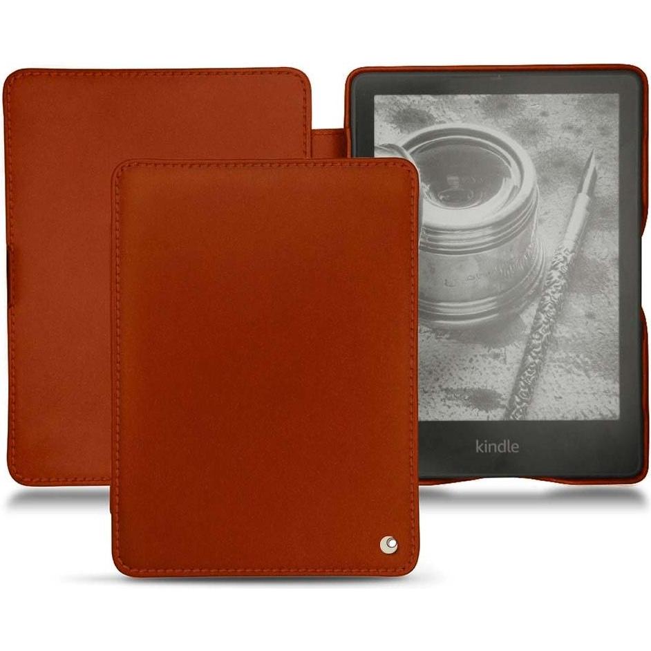 Noreve Lederschutzhülle horizontal (Kindle Papewhite (2021)), Tablet Hülle, Orange