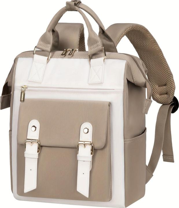 Only-Bags.Store Stilvoller kleiner Laptop-Rucksack - Modischer College Daypack mit verstellbaren Trägern, robustem