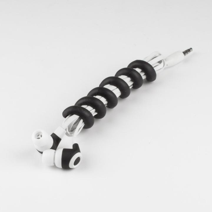 Actual product image Cable Candy Small Snake B&W (Cable spiral hose, 2.50 cm)