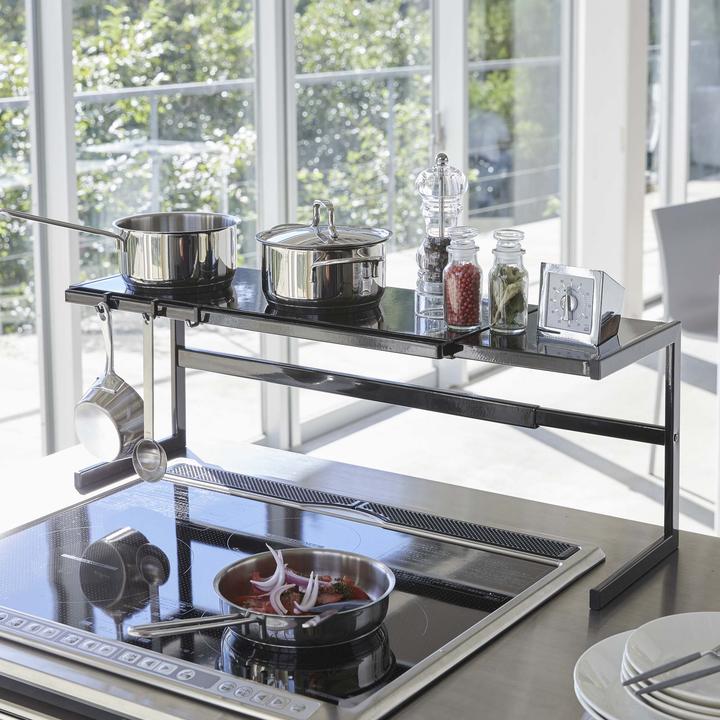 Actual product image Yamazaki Tower kitchen shelf