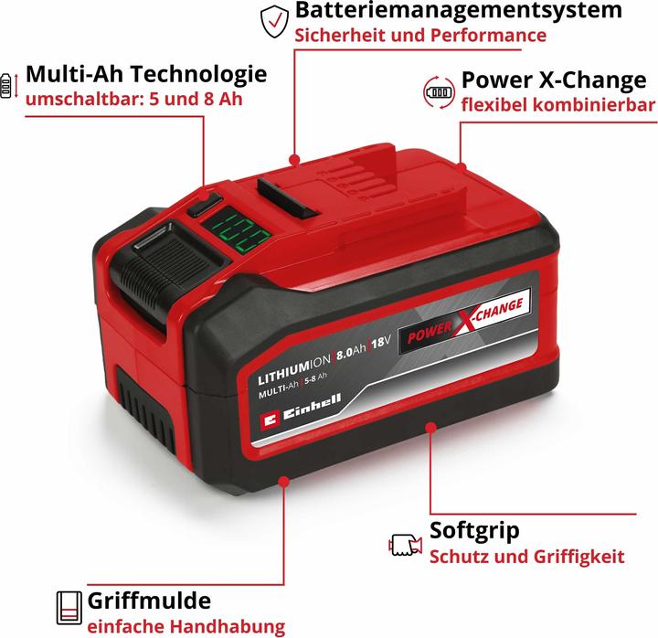 Image du produit Einhell Batterie Multi-Ah PXC Plus (18 V)