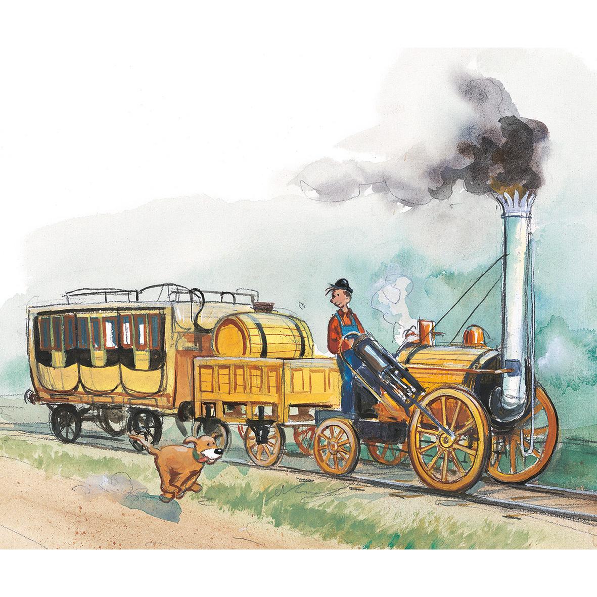 Thumbnail - Willy Werkels Eisenbahnbuch, Kinderbücher von George Johansson