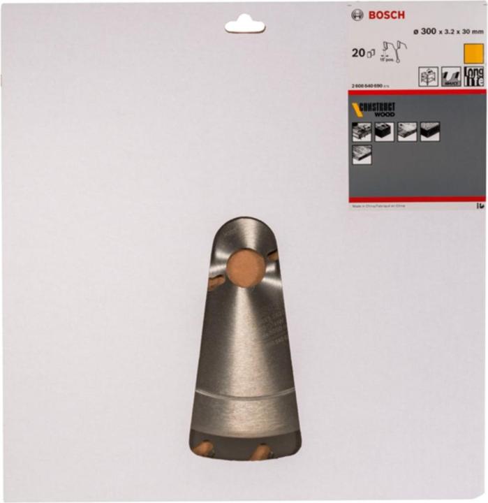 Immagine prodotto Bosch Professional Zubehör Lama per sega circolare PRO Construct Wood, 300 x 3,2 x 30 mm