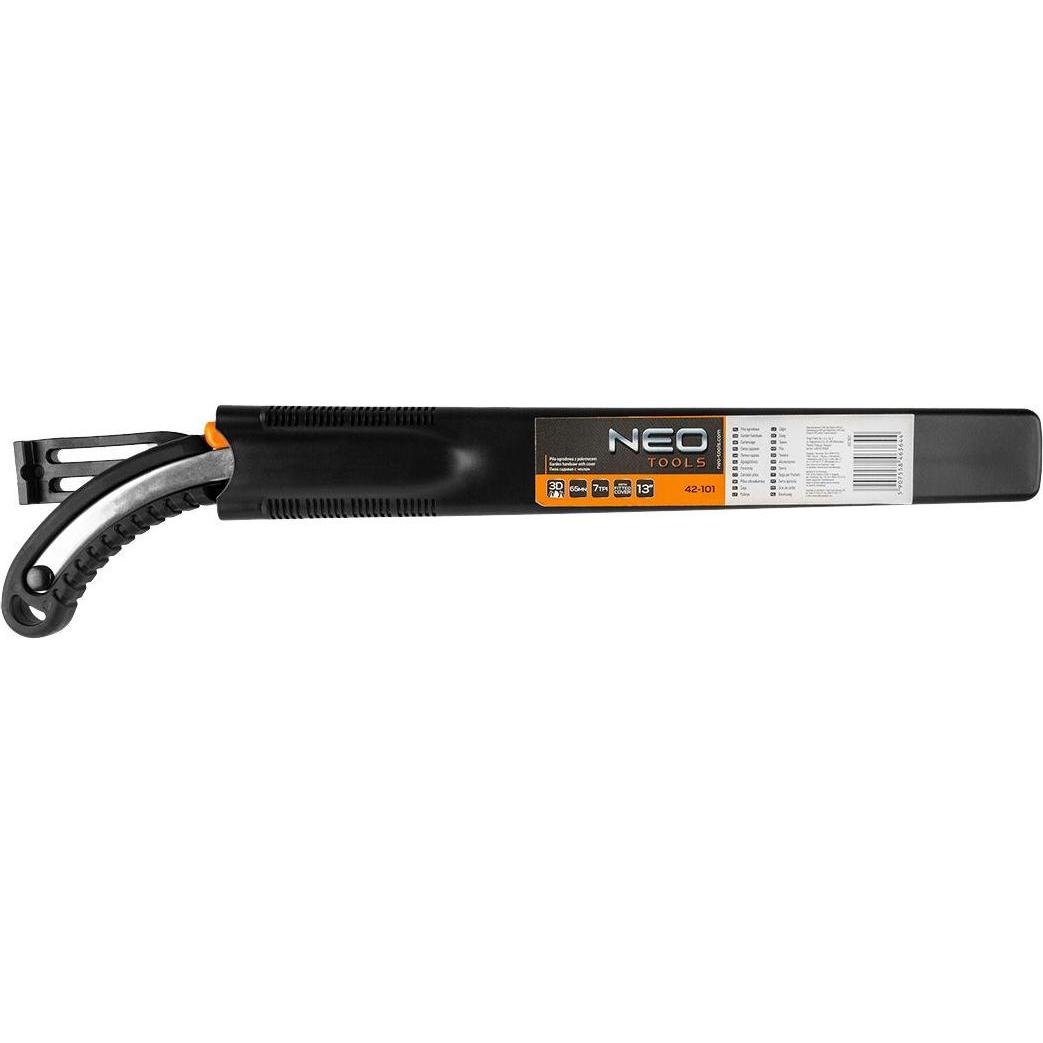 Neo, Handsäge, Gerade 13-Zoll-Gartensäge, 7 TPI mit Abdeckung
