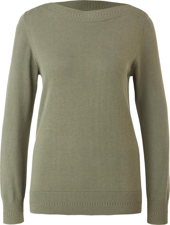 Produktbild S.Oliver Strickpullover Pullover mit U-Boot-Ausschnitt (32)