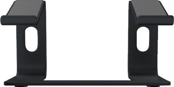 Produktbild Crong AluBench Laptopständer - Ergonomischer Laptopständer aus Aluminium (Schwarz)