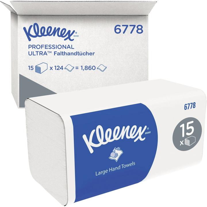 Produktbild Kleenex ® Ultra Hygiene-Formathandtücher interfold (15 x)