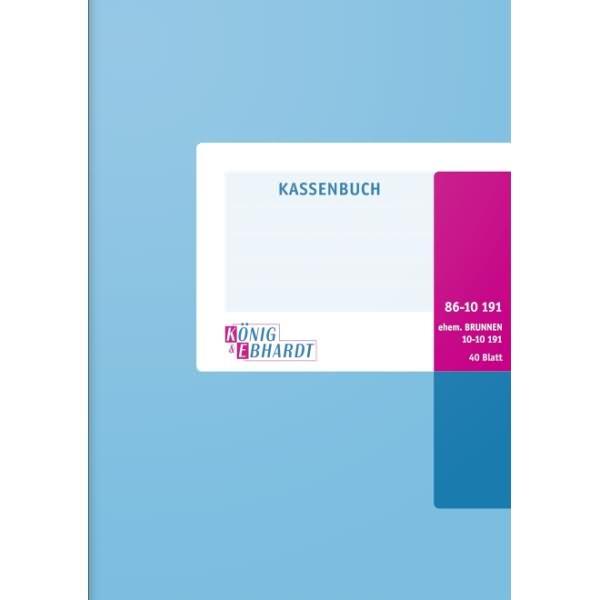 Actual product image König & Ebhardt Cash book A5 40 sheets paperback (40 x)
