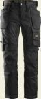 Actual product image Hultafors Snickers stretch work trousers with hanging pockets 6241 black size 50 (50)