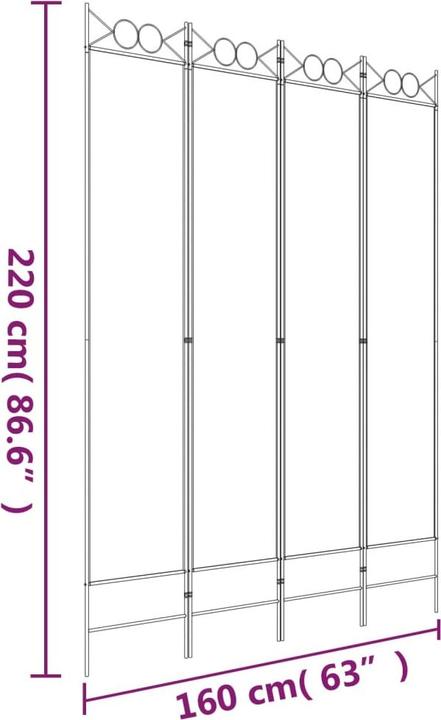 Immagine prodotto vidaXL Raumteiler