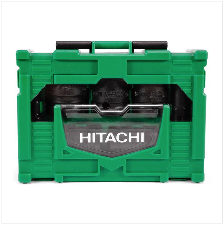 Actual product image Hitachi Power nut box socket set 7 - parts 1/2" square 1/4" hexagon ( 40030025 ) (19 mm, 24 mm, 21 mm, 17 mm, 13 mm)