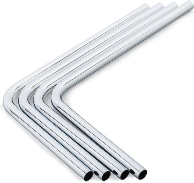 Actual product image Bitspower Brass Hardtube 16mm OD, 220x300mm, 90 Degree - 4 Pack (0.31 m, Metal)