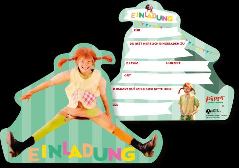 Image du produit DH-Konzept Invitations Pippi Grandes-chaussettes