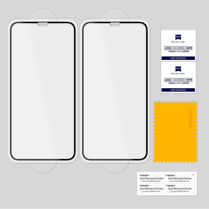 Image du produit Spigen Tempered Glass (2 pièce(s), Apple iPhone 11 Pro, Apple iPhone X, Apple iPhone XS)