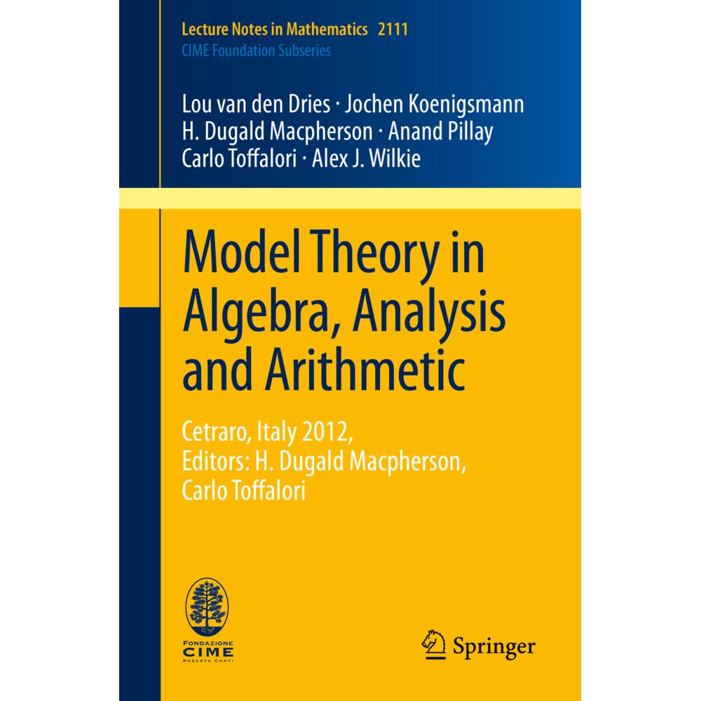 Model Theory in Algebra, Analysis and Arithmetic, Fachbücher