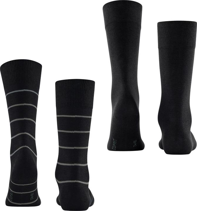 Produktbild Esprit Modern Stripe 2-Pack Baumwollsocken (2er Pack, 39 - 42)